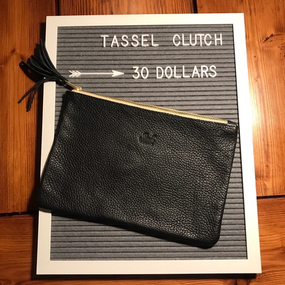 Sseko Tassel Clutch